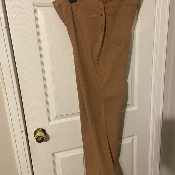 Ruby Rd. Tan Jeans size 14 - Picture 2 of 6